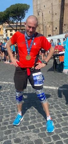 Alessandro Pollazzon alla Acea Run Rome The Marathon 